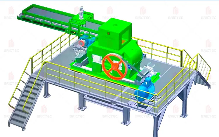ماشین خرد کردن آجر Super Fine Roller Crusher برای بخش پردازش آجر 3