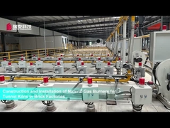 سوزان های گاز طبیعی برای کوره های تونلی در کارخانه های آجری