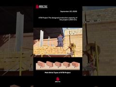 در داخل پروژه KTB Brictec 1200 تن کارخانه آجر در حال ساخت در روز